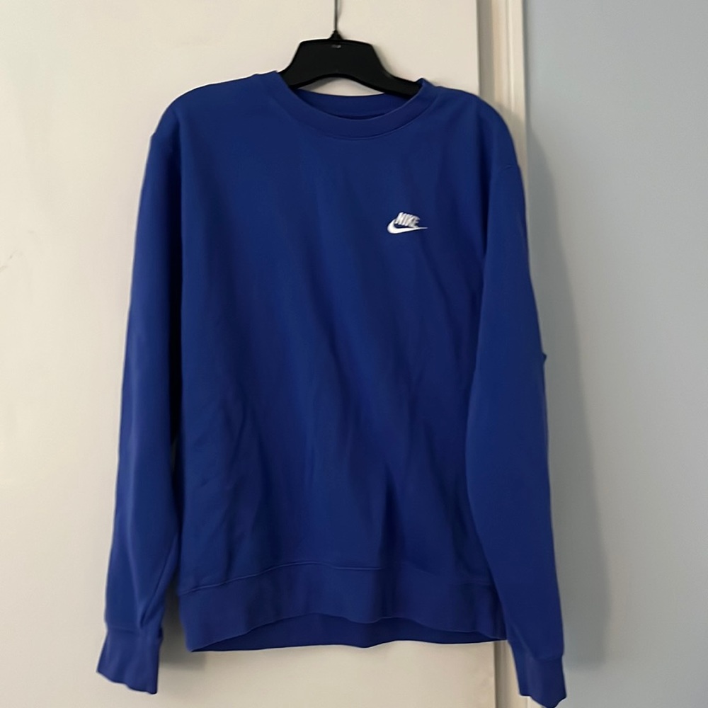 Royal Blue Nike Crewneck, size M